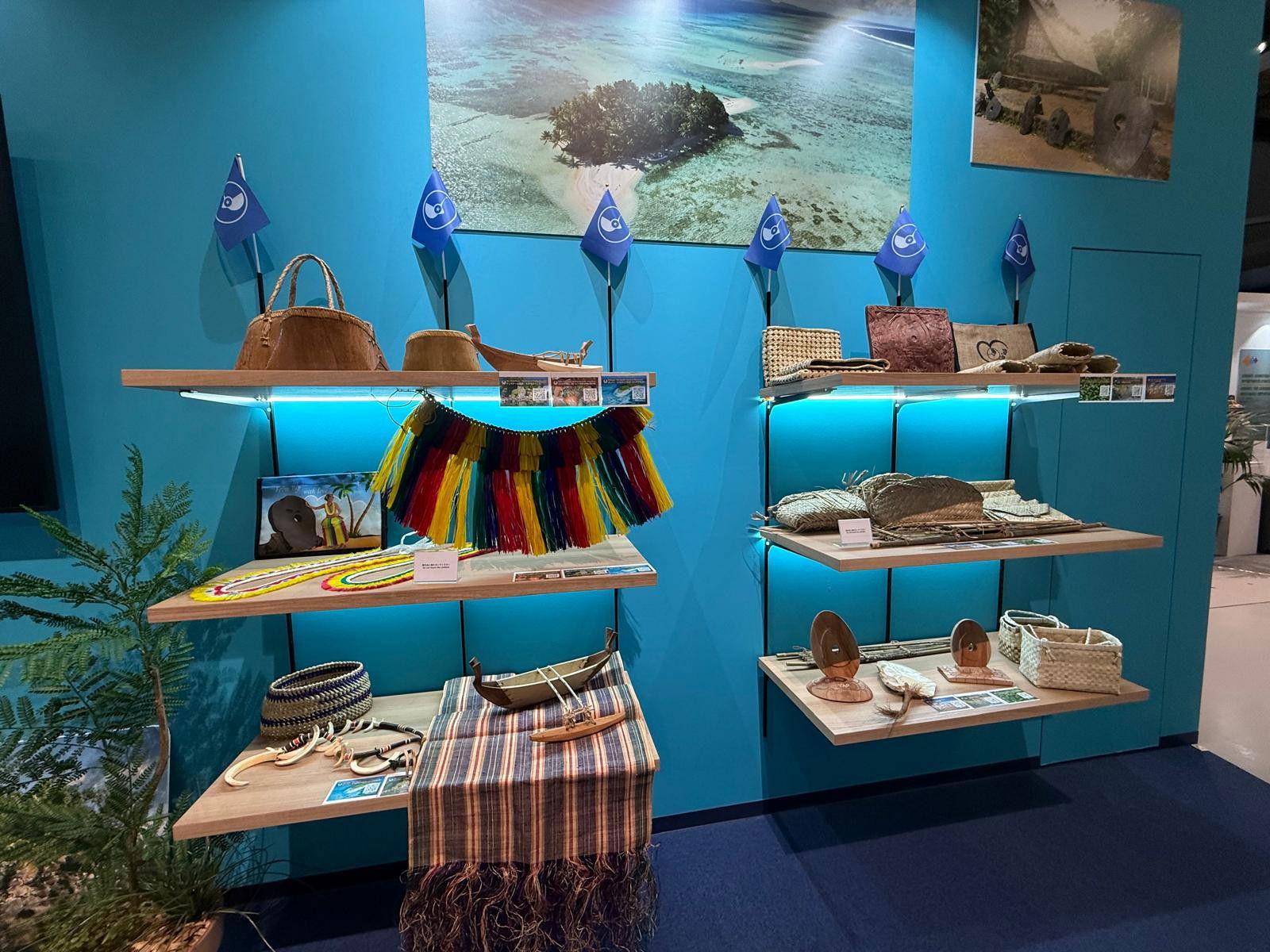 The FSM booth at World Expo 2025 during Yap’s month highlights Yap’s culture, traditions, and island spirit.YVB photo