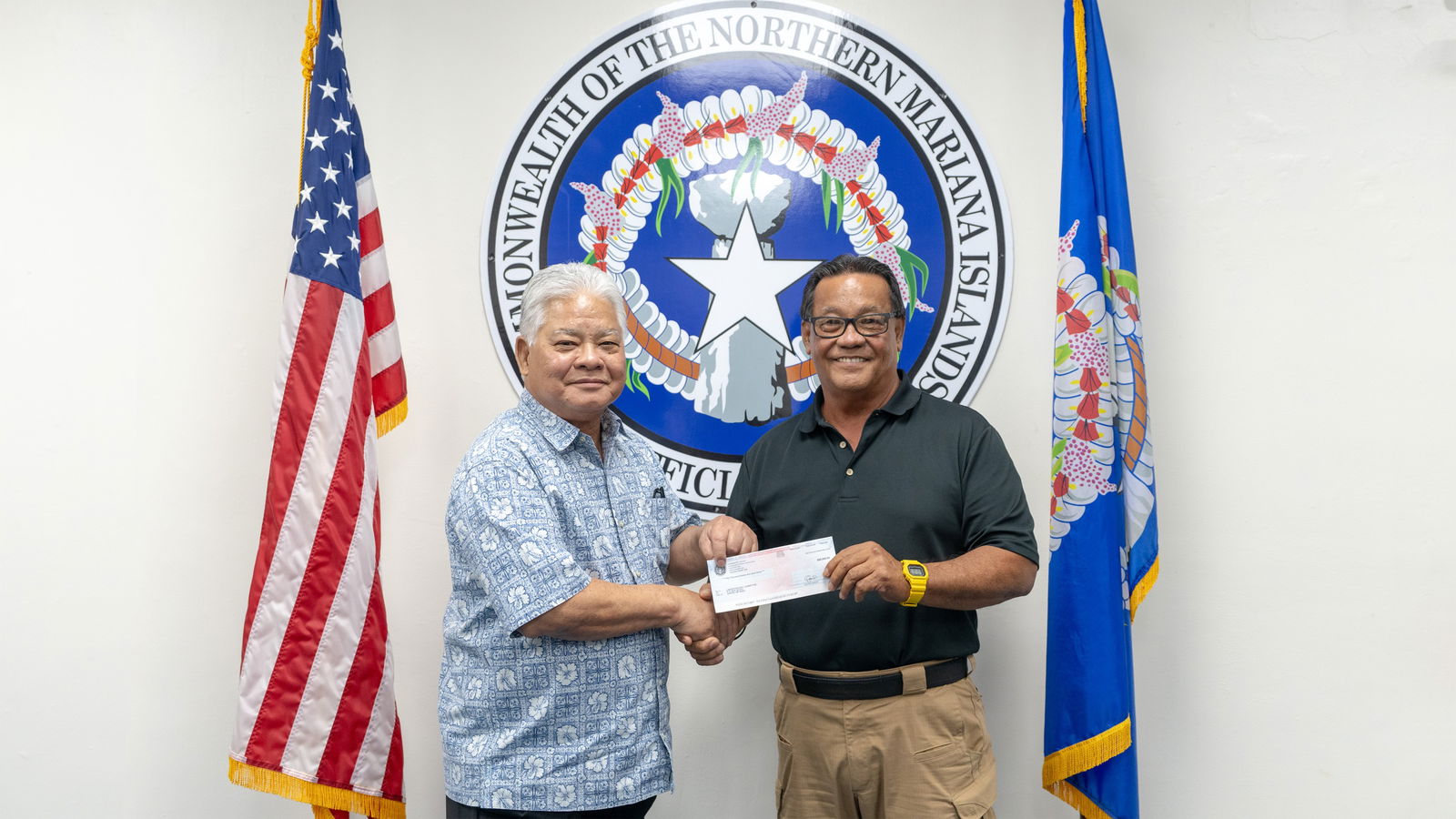 The office of Governor Arnold I. Palacios is proud to announce a $50,000 contribution to support the 2025 Liberation Day festivities. This donation underscores the administration’s commitment to preserving cultural traditions, honoring our history, and bringing the community together in celebration. Governor Palacios expressed his appreciation for all those working to organize this year’s events and emphasized the importance of continuing to uplift and unite the people of the Marianas through shared heritage and meaningful gatherings. The Office of the Governor remains dedicated to supporting initiatives that celebrate the spirit, resilience, and unity of our islands.Office of the Governor photo
