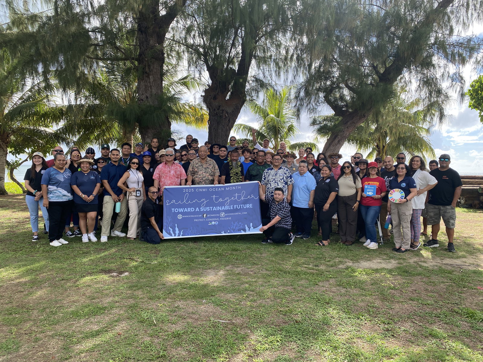 June was designated as Ocean Month at a proclamation signing ceremony led by Gov. Arnold I. Palacios and Lt. Gov. David M. Apatang at the Carolinian Utt in Garapan on Wednesday, June 4.    