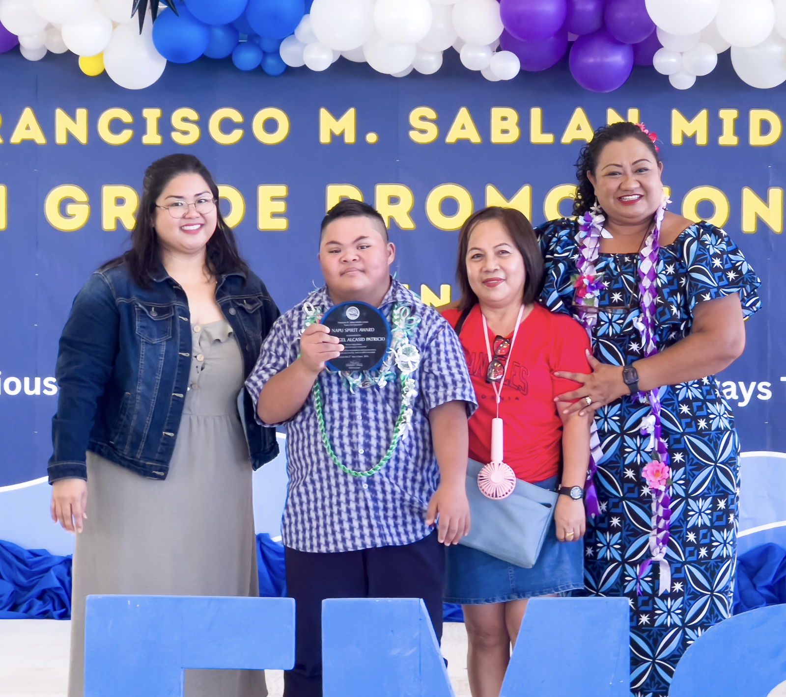 The other Napu Spirit Award recipient is Kris Angel Alcasid Patricio. 