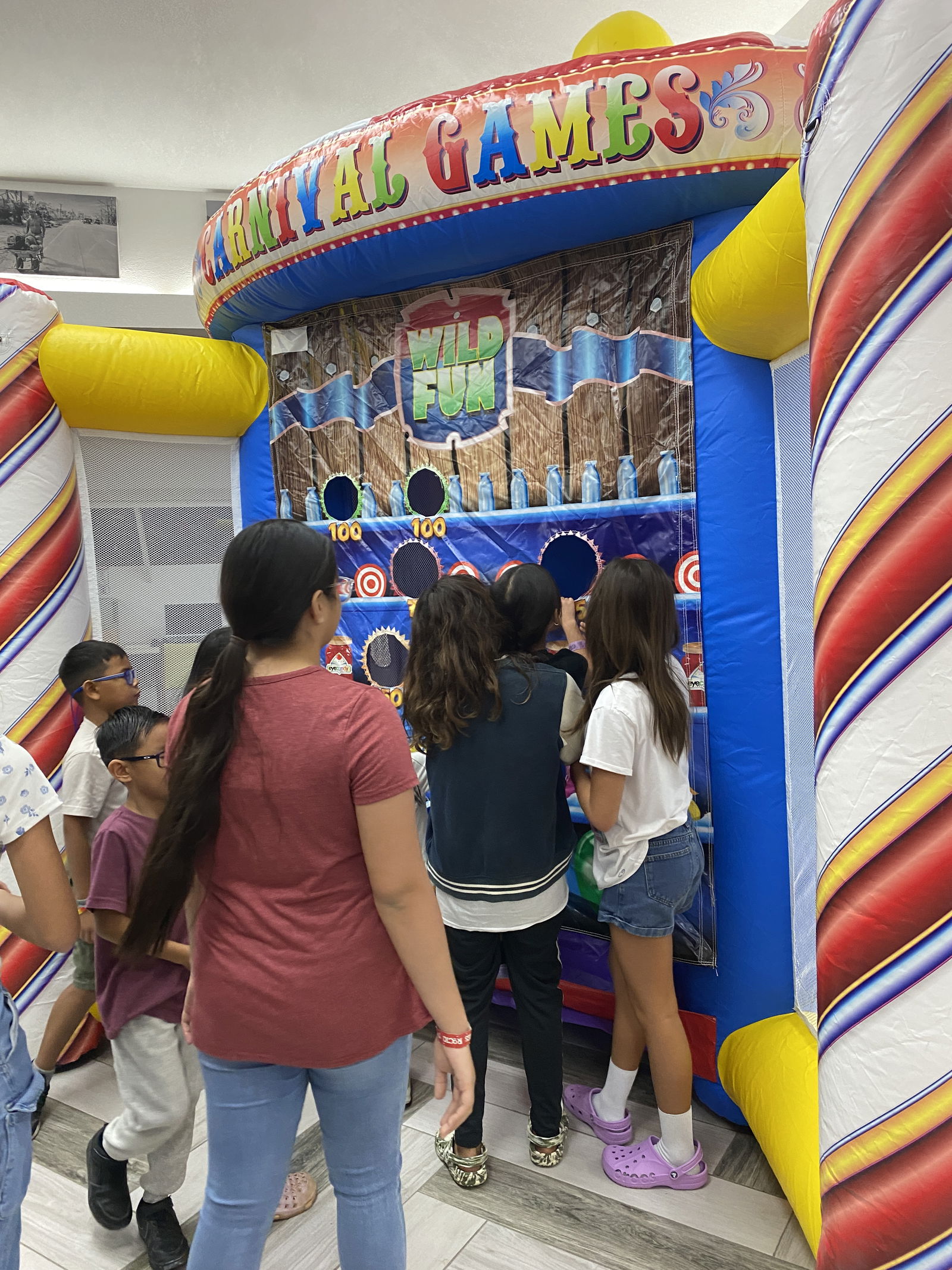 Students took part in an indoor carnival at the closing of JKPL’s 2025 Summer reading program.