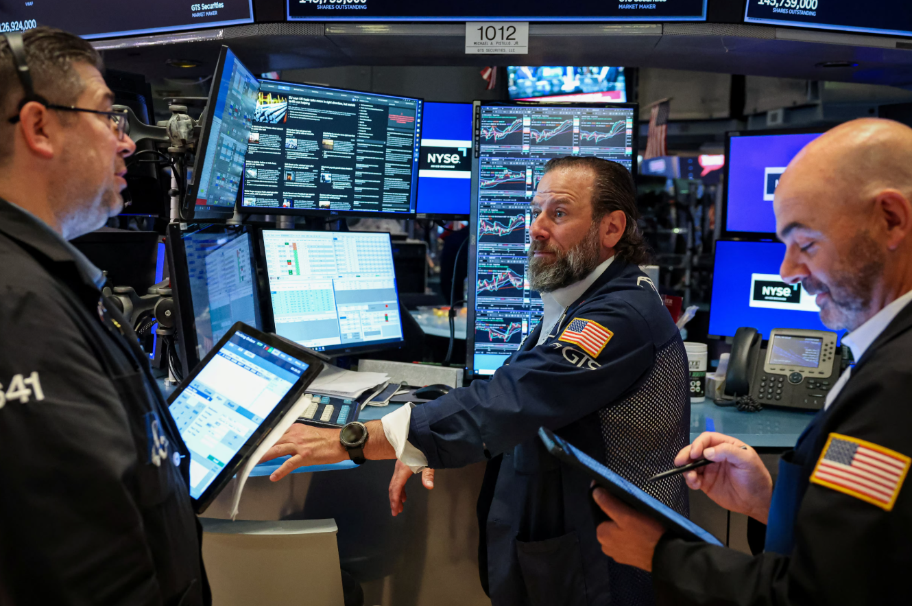 Traders work on the floor at the New York Stock Exchange in New York City, June 4, 2025.REUTERS
