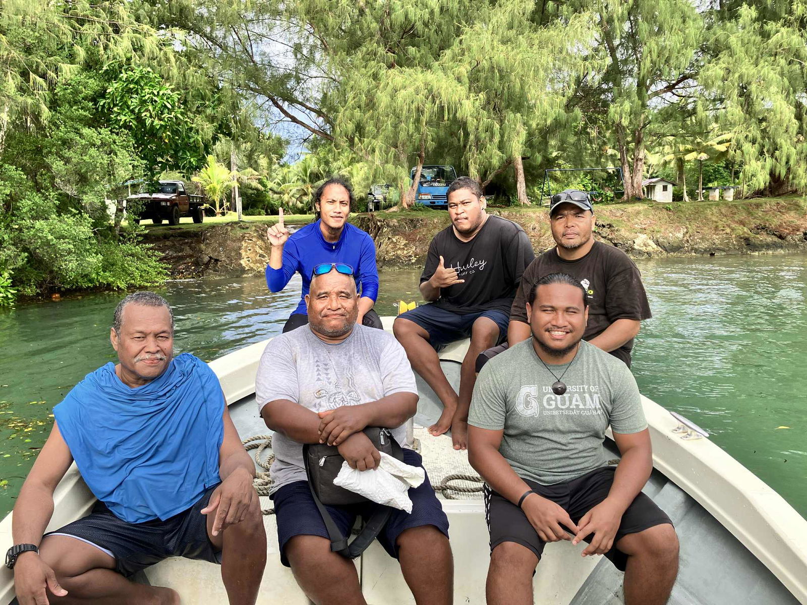 The Nature Conservancy Micronesia and Polynesia, and the Palau International Coral Reef Center visited Yap in the Federated States of Micronesia to kick off a new collaboration focused on protecting climate-resilient reefs and restoring damaged areas.TNC photo