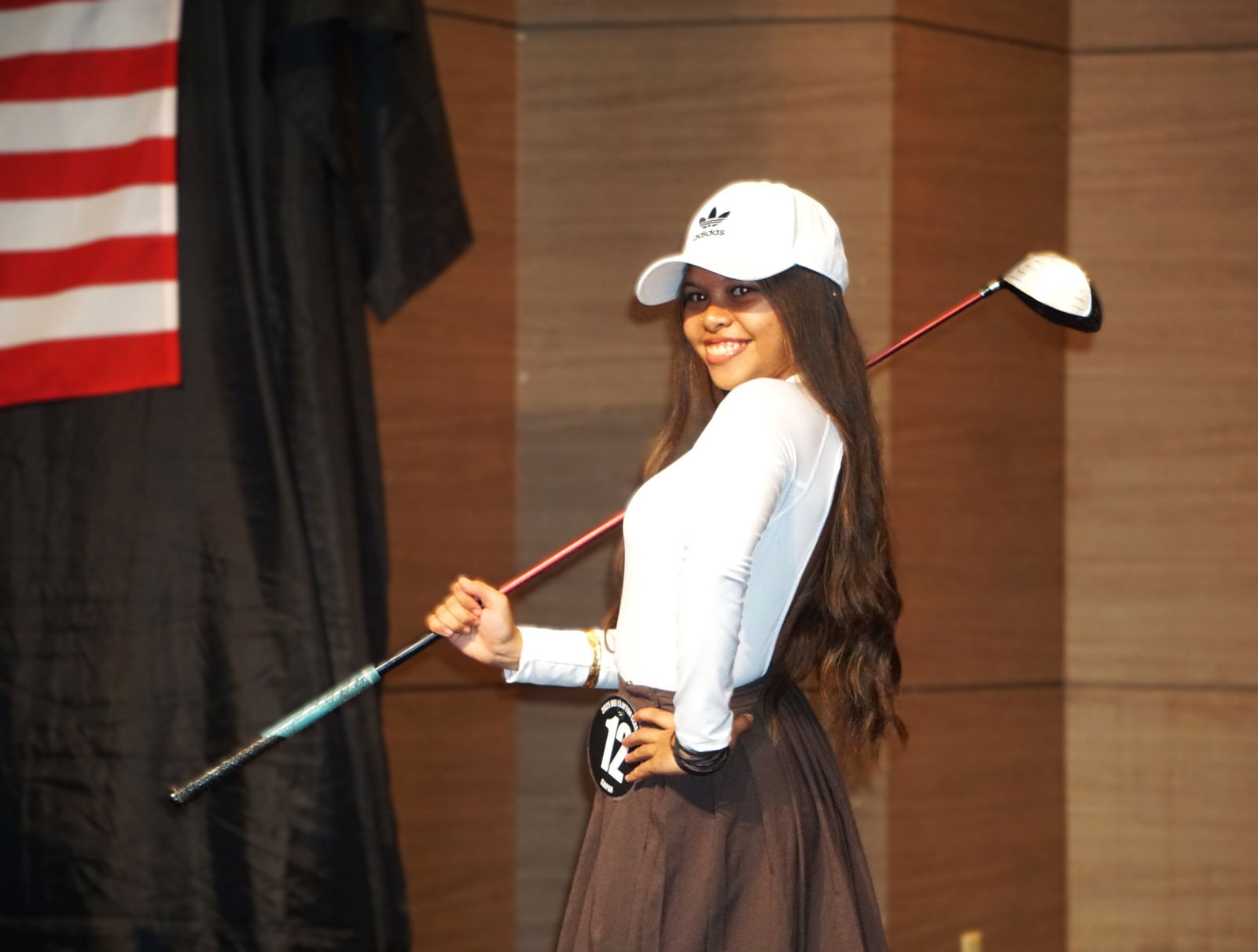Iynesha Tenorio strikes a pose in the Fitness Pageant category.