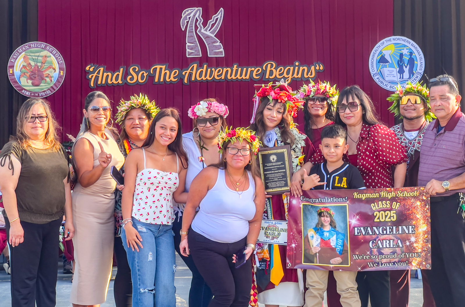 The Distinguished PTSA Award was presented to Evangeline Carla Aldan Taitingfong.