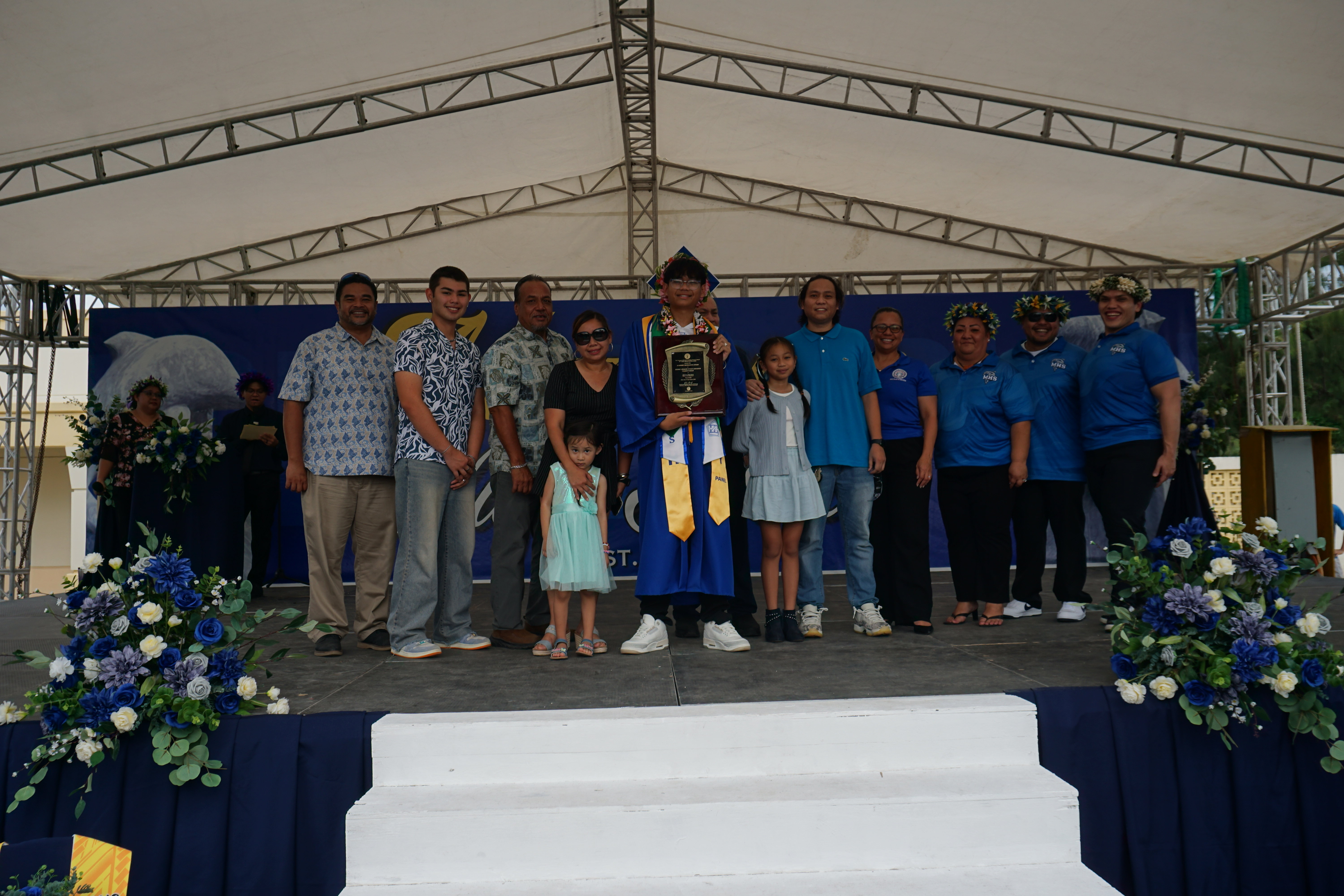 MHS Class of 2025 valedictorian Jedric Aniciete. 