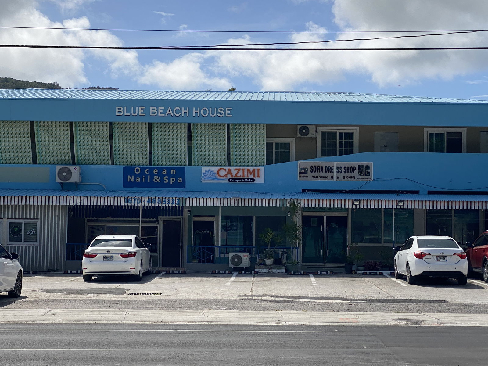 Cazimi Spa is at the Blue Beach House Building on Beach Road.