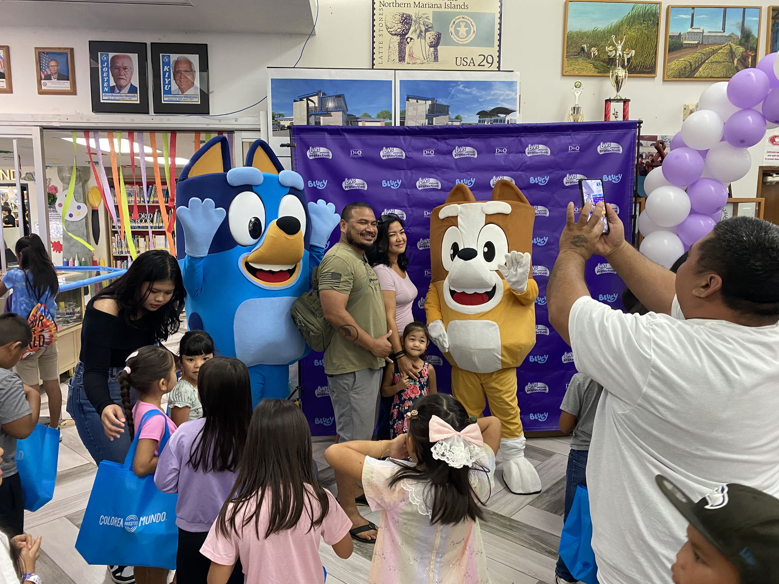 Students took part in an indoor carnival at the closing of JKPL’s 2025 Summer reading program.