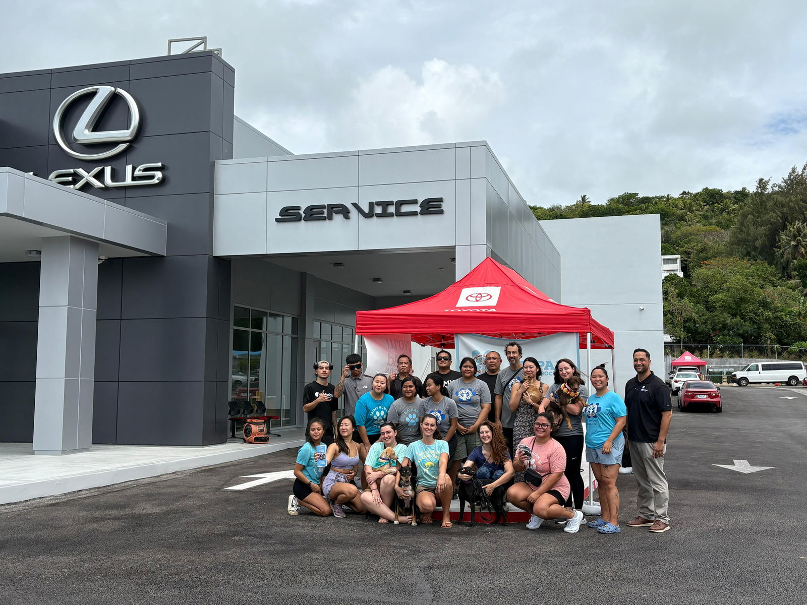 Atkins Kroll Saipan and Saipan Humane Society teams came together at AK's Lexus Service Drive to help local pets find loving homes and promote animal wellness. AK is proud to support partnerships that make a difference in our community!