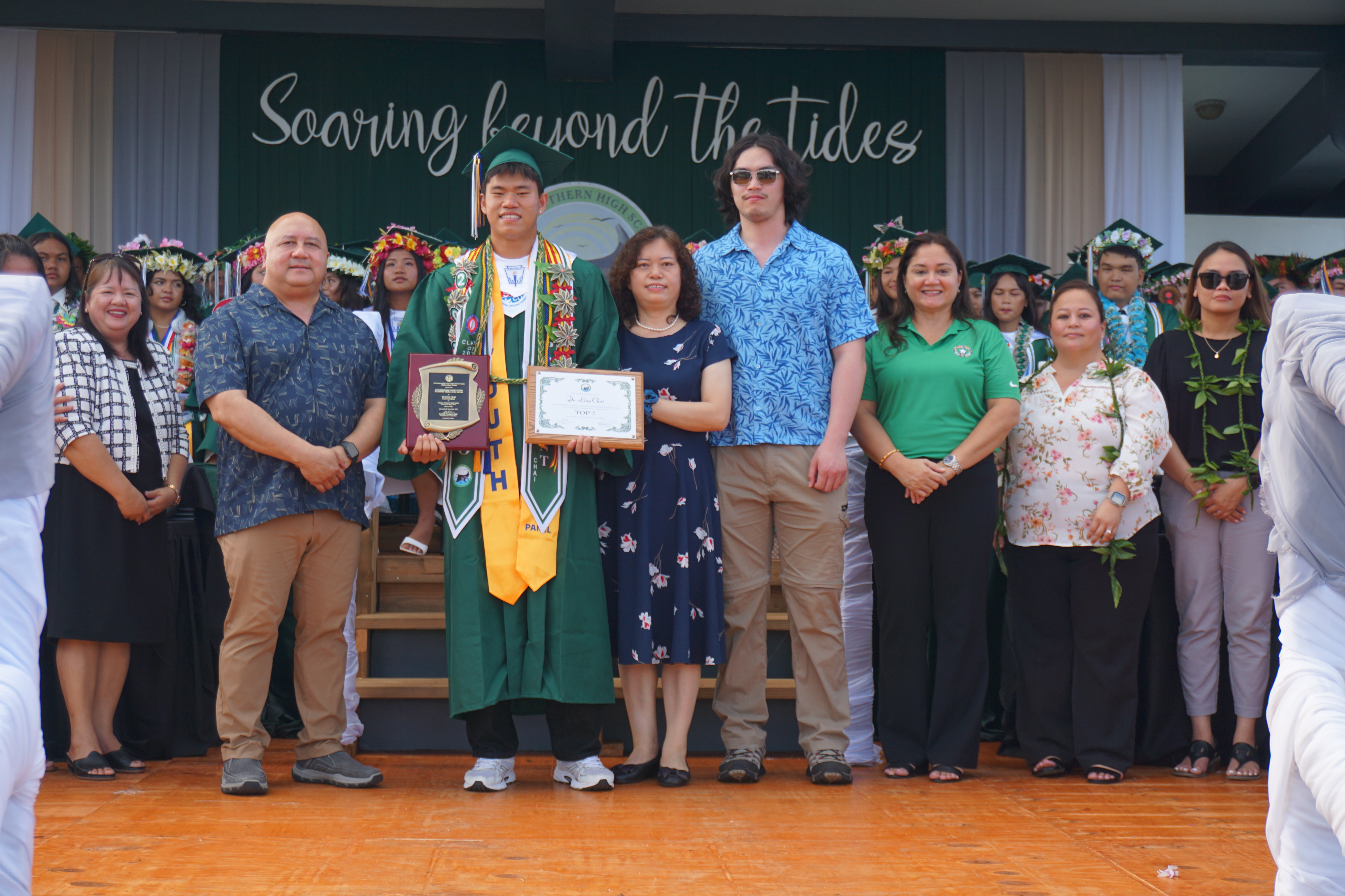 YuLing Chai told Marianas Variety that status chasing is not how he got to his graduating rank.  