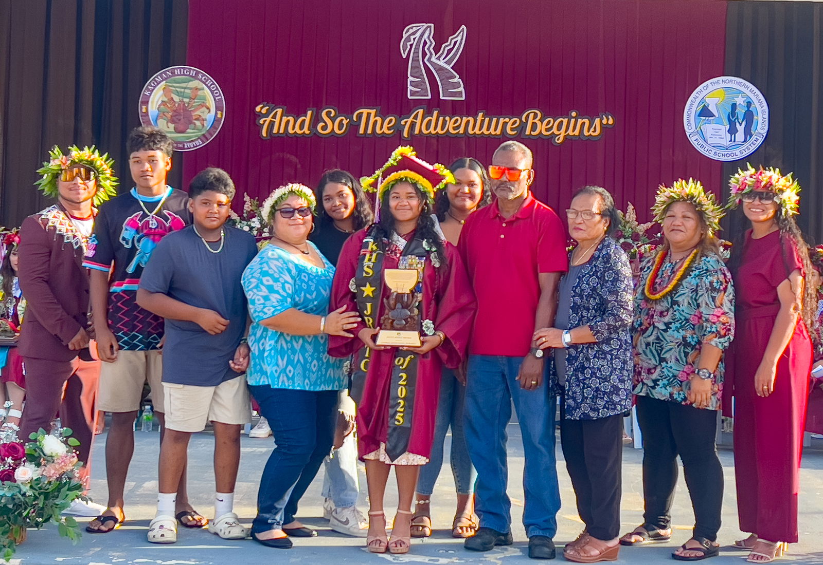 The Outstanding Female Graduate Award went to class valedictorian Jayda Isis Lizama Norita.