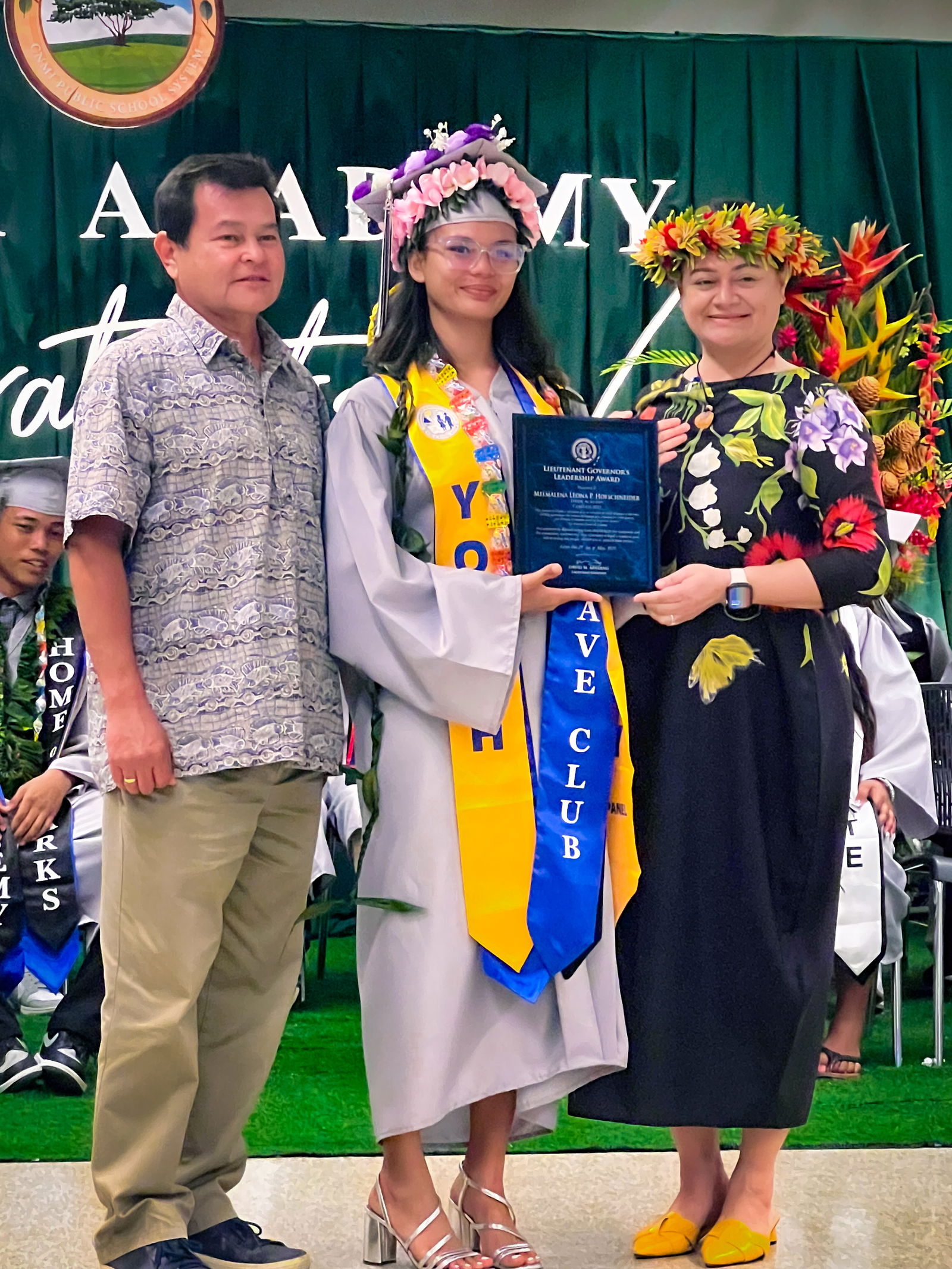 The Lieutenant Governor’s Leadership Award was presented to Melmalena Leona P. Hofschneider. 