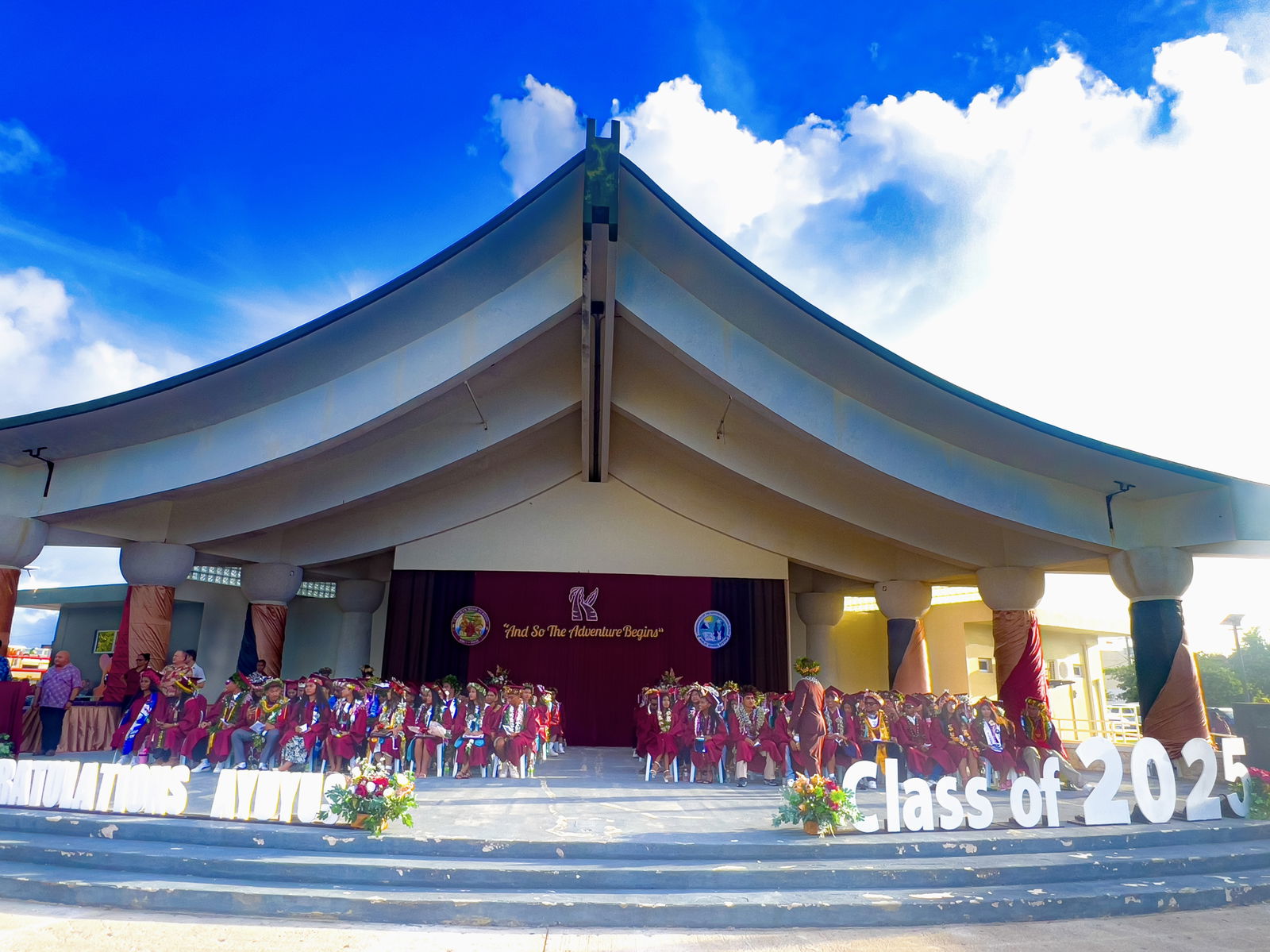 The members of the Class of 2025 are introduced to the public.