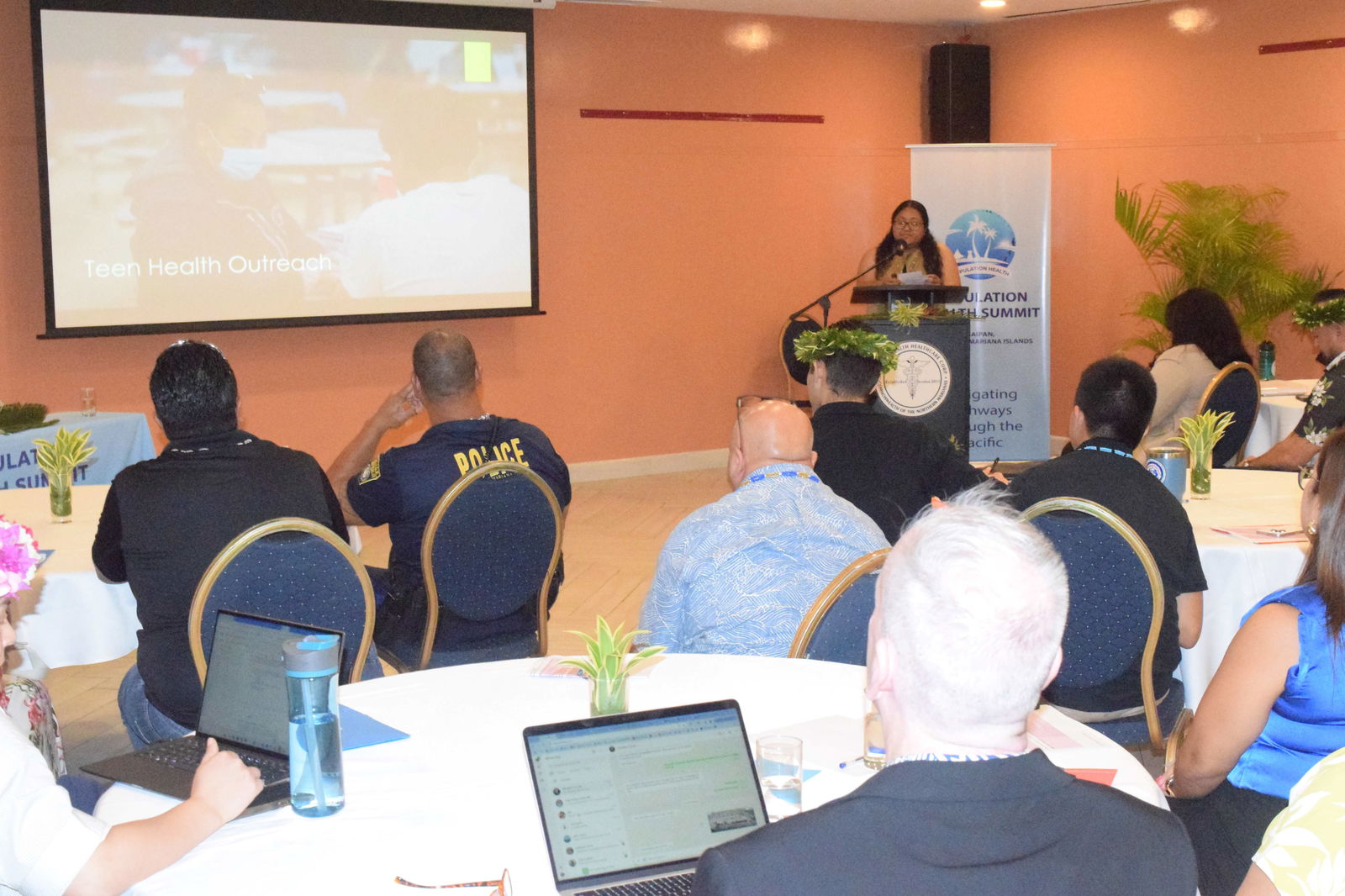 Commonwealth Healthcare Corp. Adolescent & Reproductive Health Manager Jasilyn Perez talks about teen health.Photo by Emmanuel T. Erediano