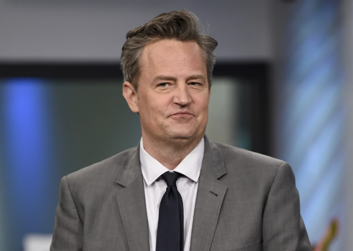 Actor Matthew Perry in New York on March 30, 2017.