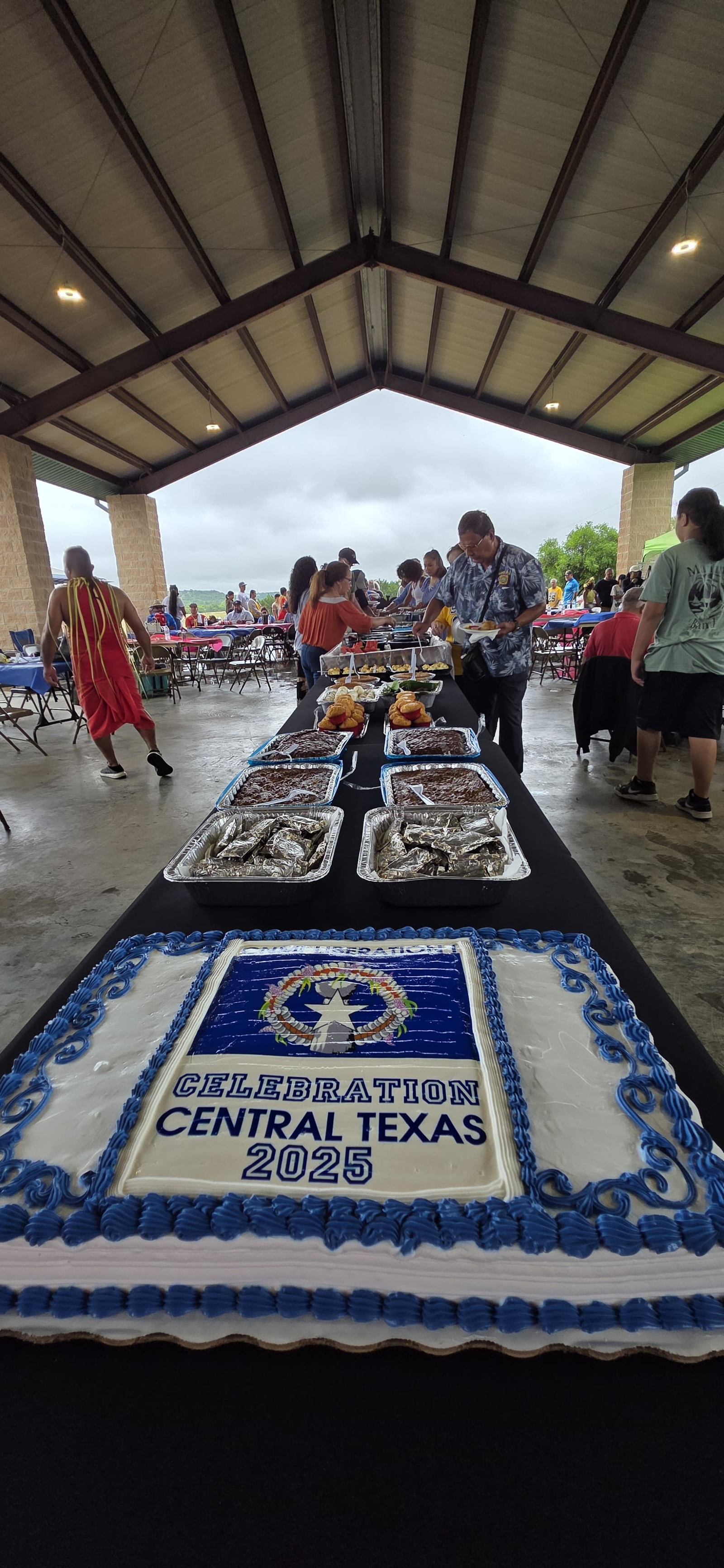 At their fiesta table, Islan Marianas Inc. members donated local favorites like lantiyas, chicken kelaguin, red rice, mutsiyas, local style barbecue, fritada, ko'ko' and more.