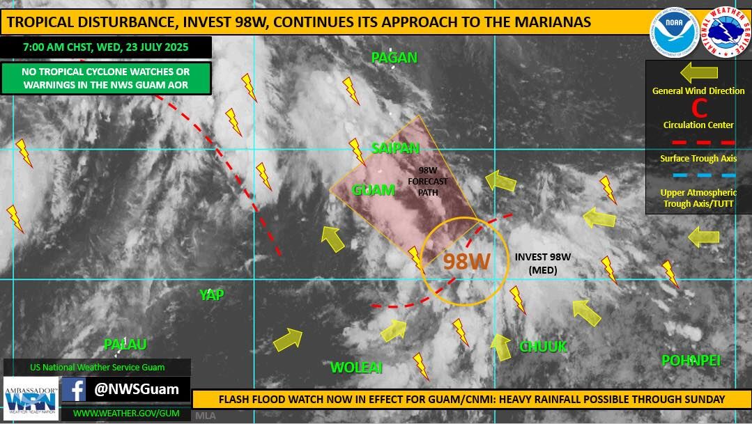 Tropical Disturbance (Invest 98W)