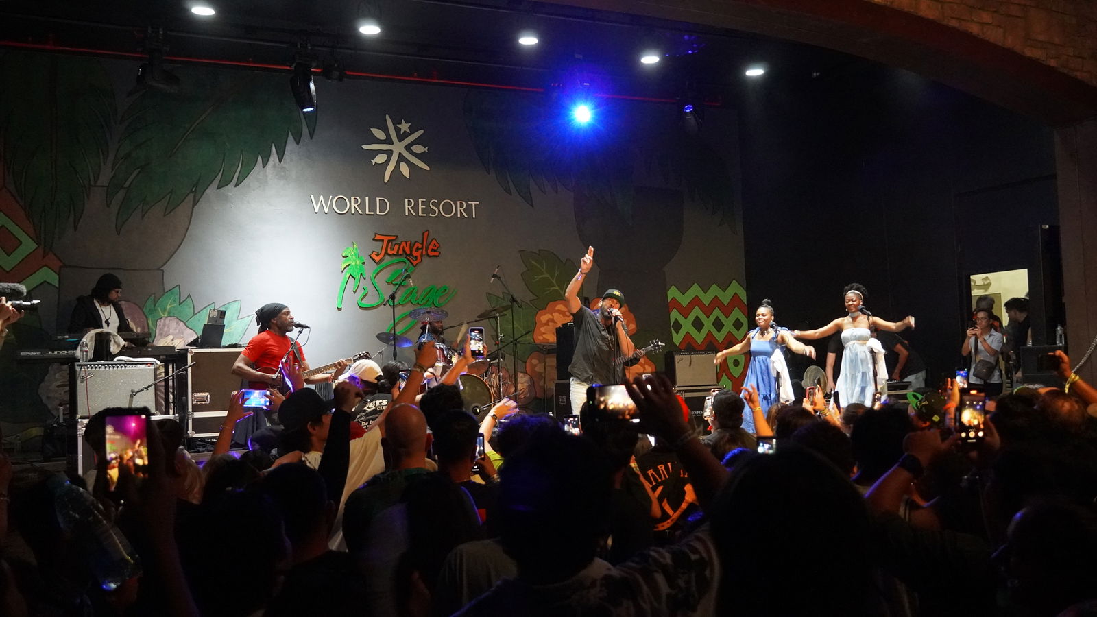 The Wailers traveled far to get to Saipan for their July 18 concert.