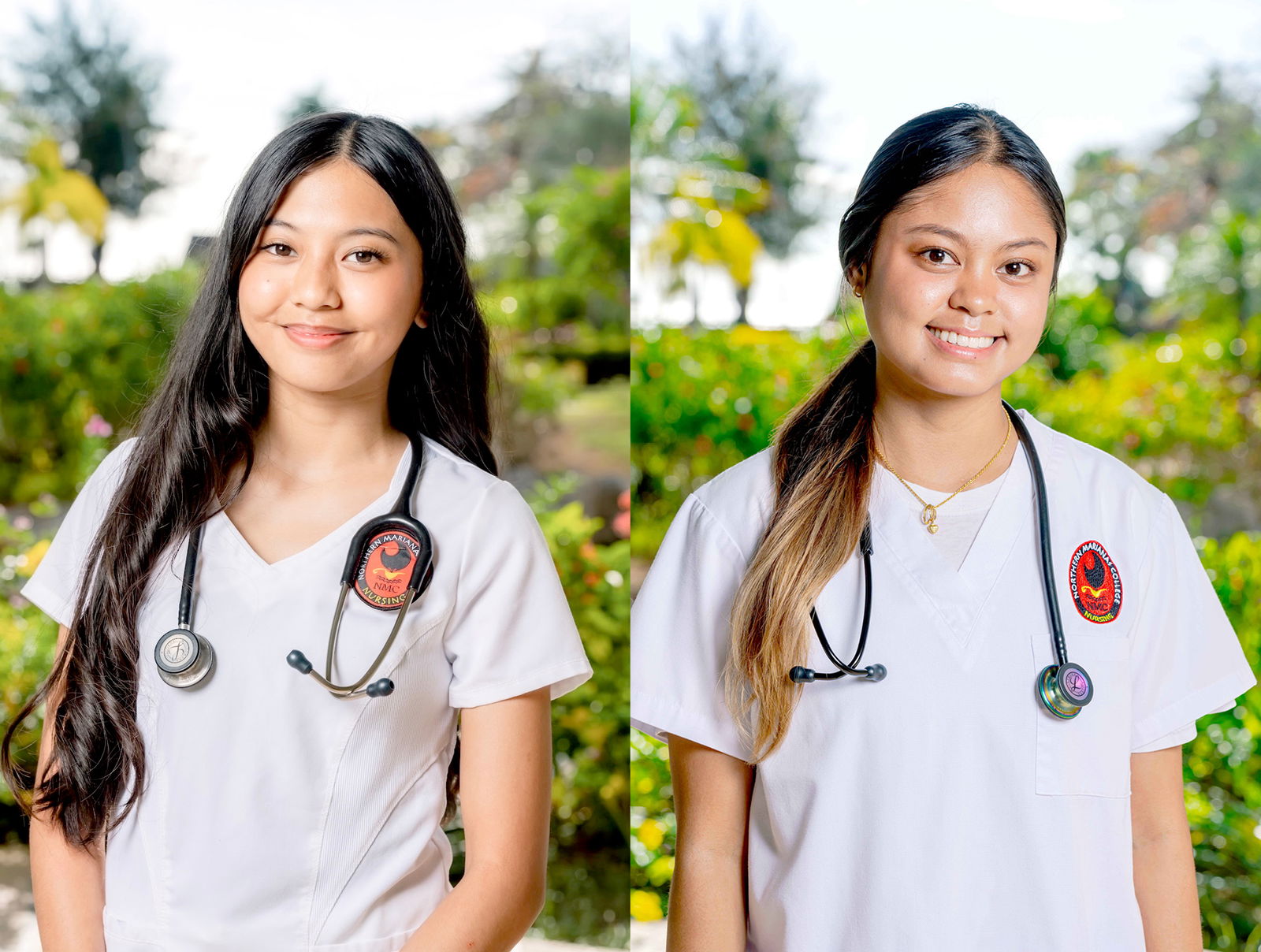 Leana Cristobal and Stephanie Lumbad