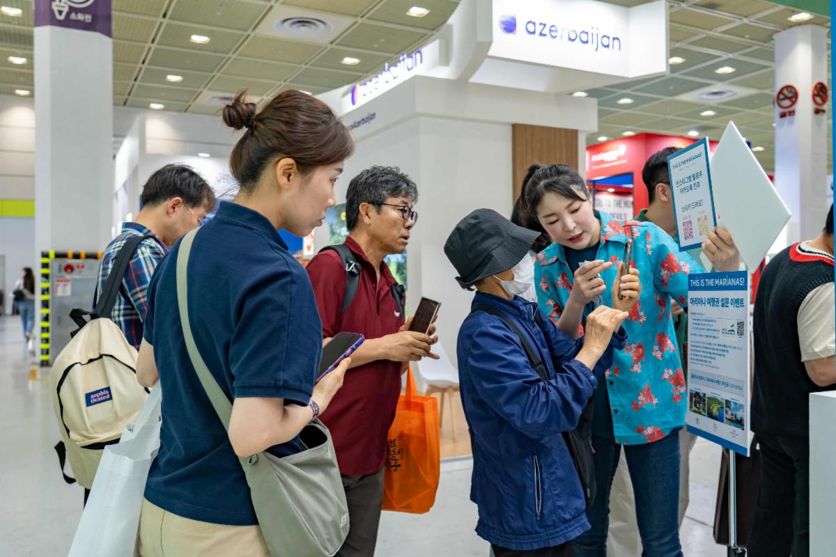Participants in a survey conducted by the Marianas Visitors Authority at Seoul International Travel Fair in June 2025 voted the "natural scenery" of The Marianas as most memorable about the destination.MVA photo