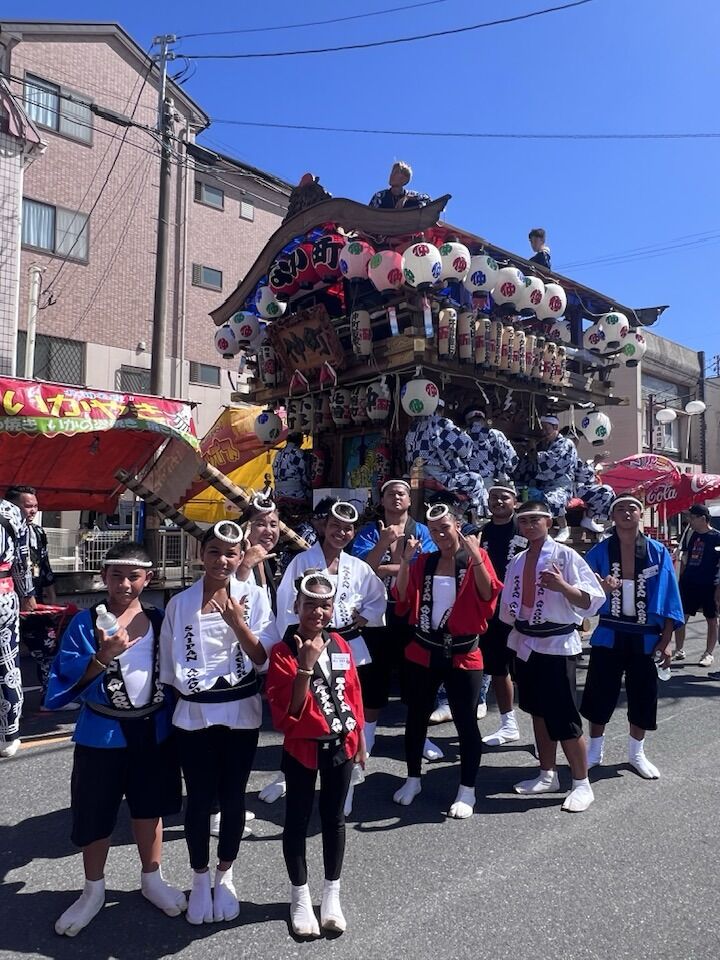 The Saipan Awaodori Team members pose for photo at the Omigawa Gion Matsuri Festival in Katori City, Japan.