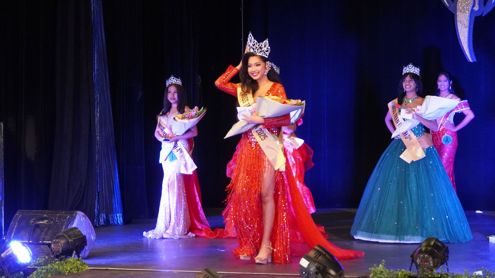 The first Miss Earth Teen Angel queen is Princess Geradino.