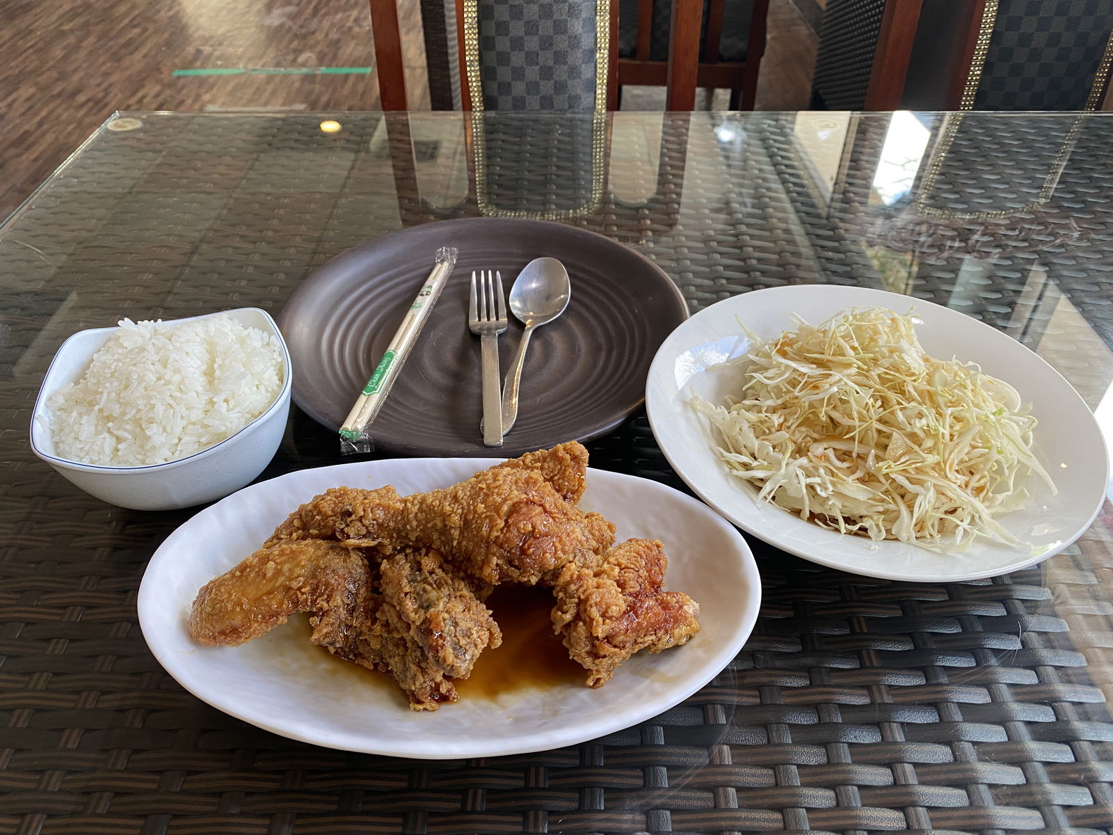 A half-order of Sweet Soy Sauce Chicken at Thunder Chicken should hit the spot.