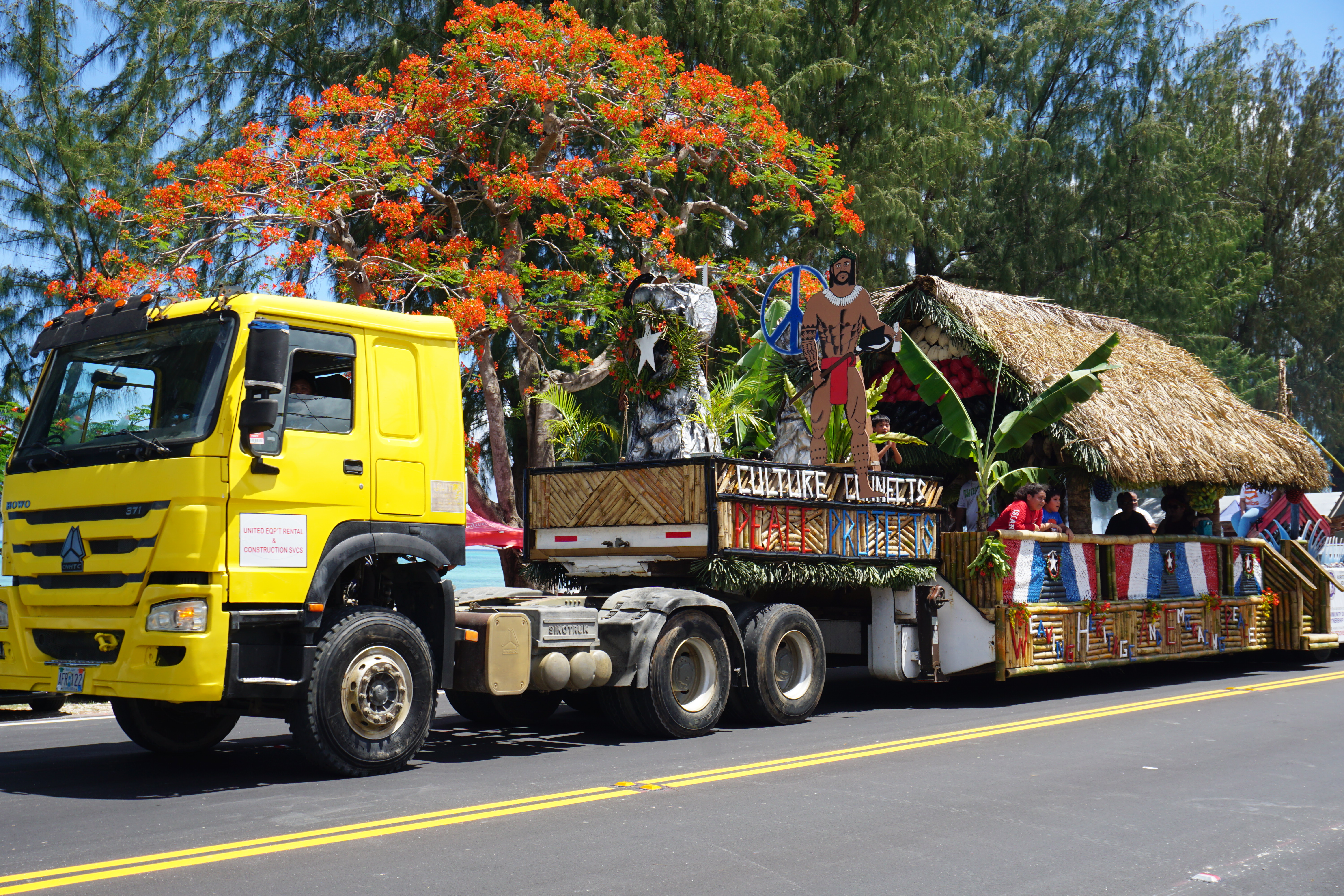 A frontside view of the Department of Corrections’ float​.
