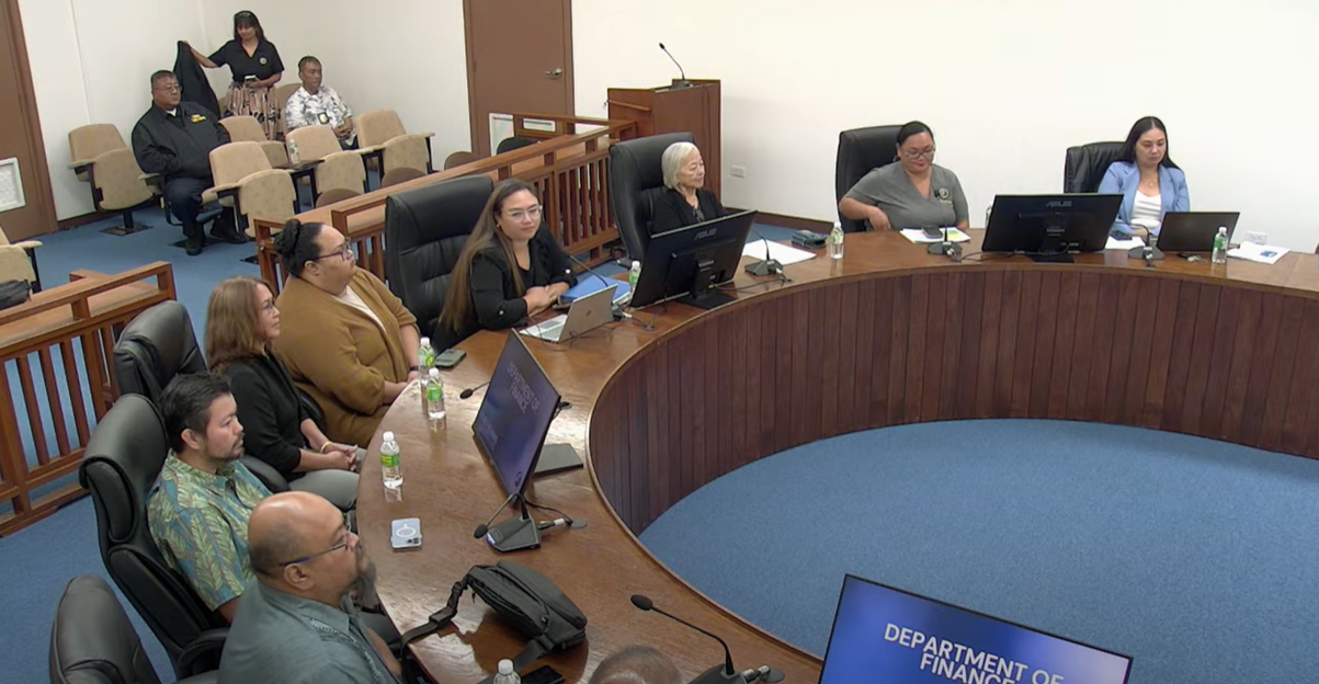 Department of Finance officials, led by Secretary Tracy B. Norita, appear at a budget hearing before the House Ways and Means Committee on Wednesday.YouTube screenshot