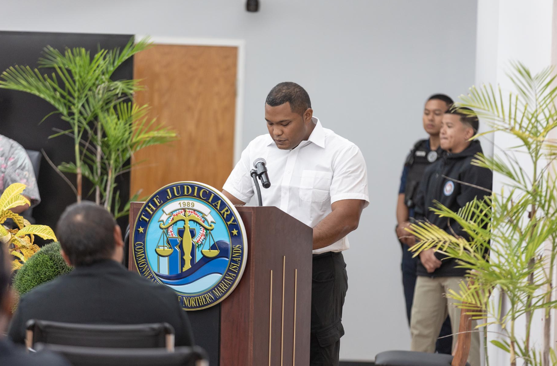 Probation Officer Ryan Babauta shared his personal story as one of the event’s inspirational speakers.