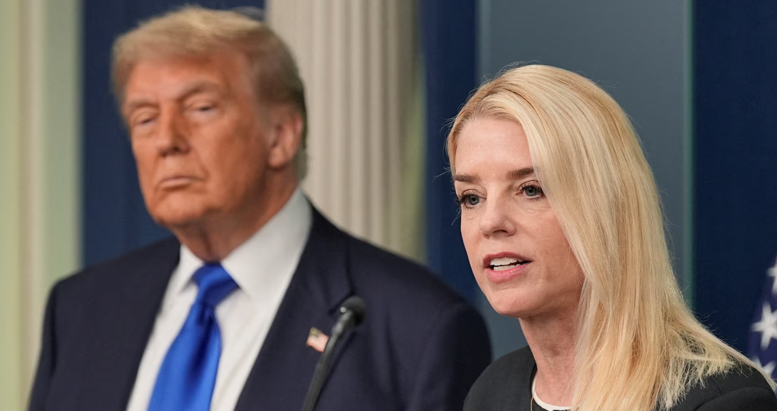 U.S. Attorney General Pam Bondi speaks to the media, in the Press Briefing Room at the White House in Washington D.C., June 27, 2025REUTERS