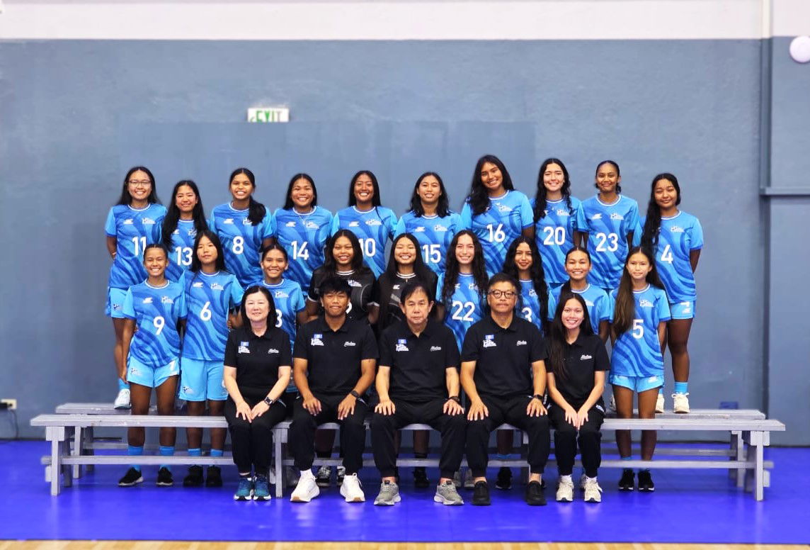 The NMI U20 Women's National Team members pose for a photo.