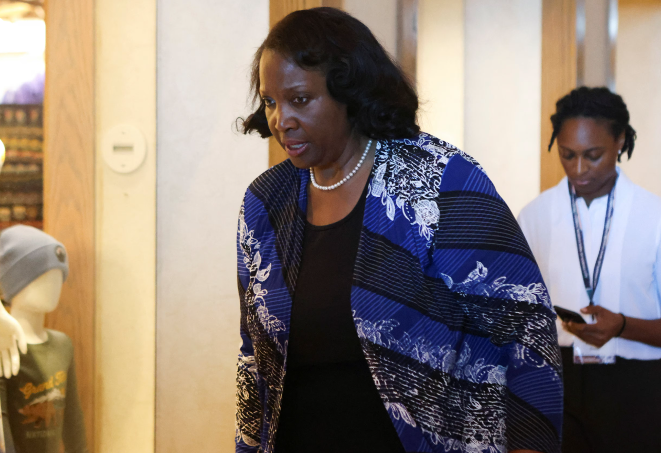 Federal Reserve Governor Lisa Cook attends the Federal Reserve Bank of Kansas City's 2025 Jackson Hole economic symposium in Jackson Hole, Wyoming, Aug. 23, 2025.REUTERS