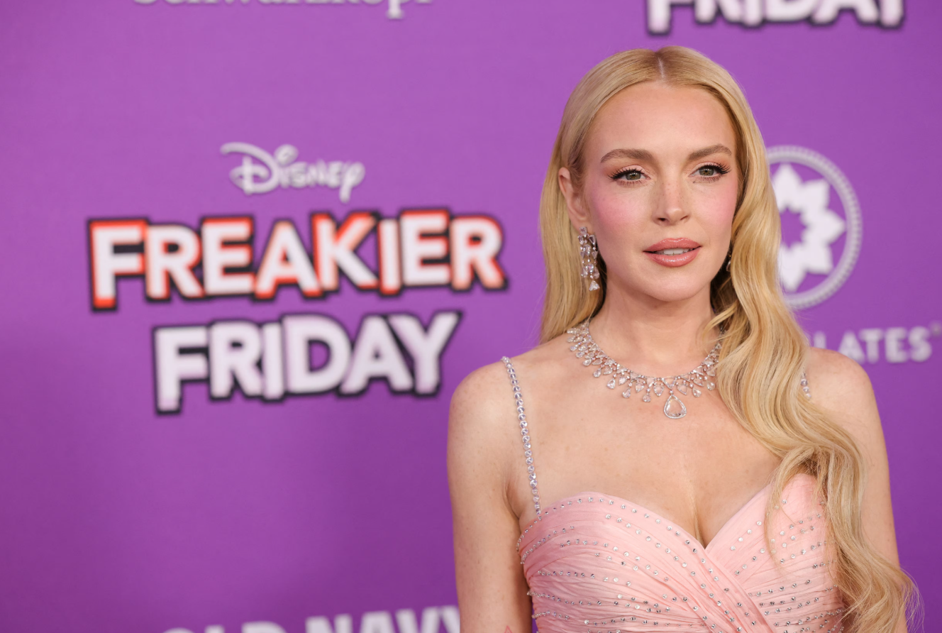 Lindsay Lohan attends the premiere for the film "Freakier Friday," in Los Angeles, California, July 22, 2025.REUTERS