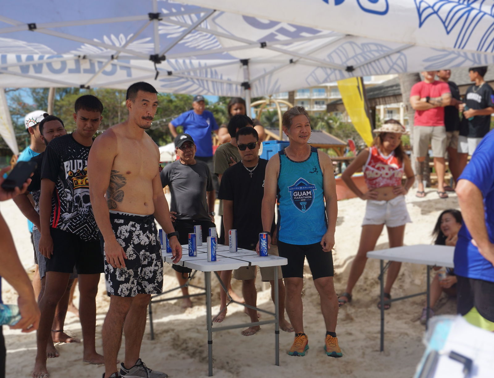 Team Marpac is ready for the corporate division race.Photo by James F. Sablan Jr.