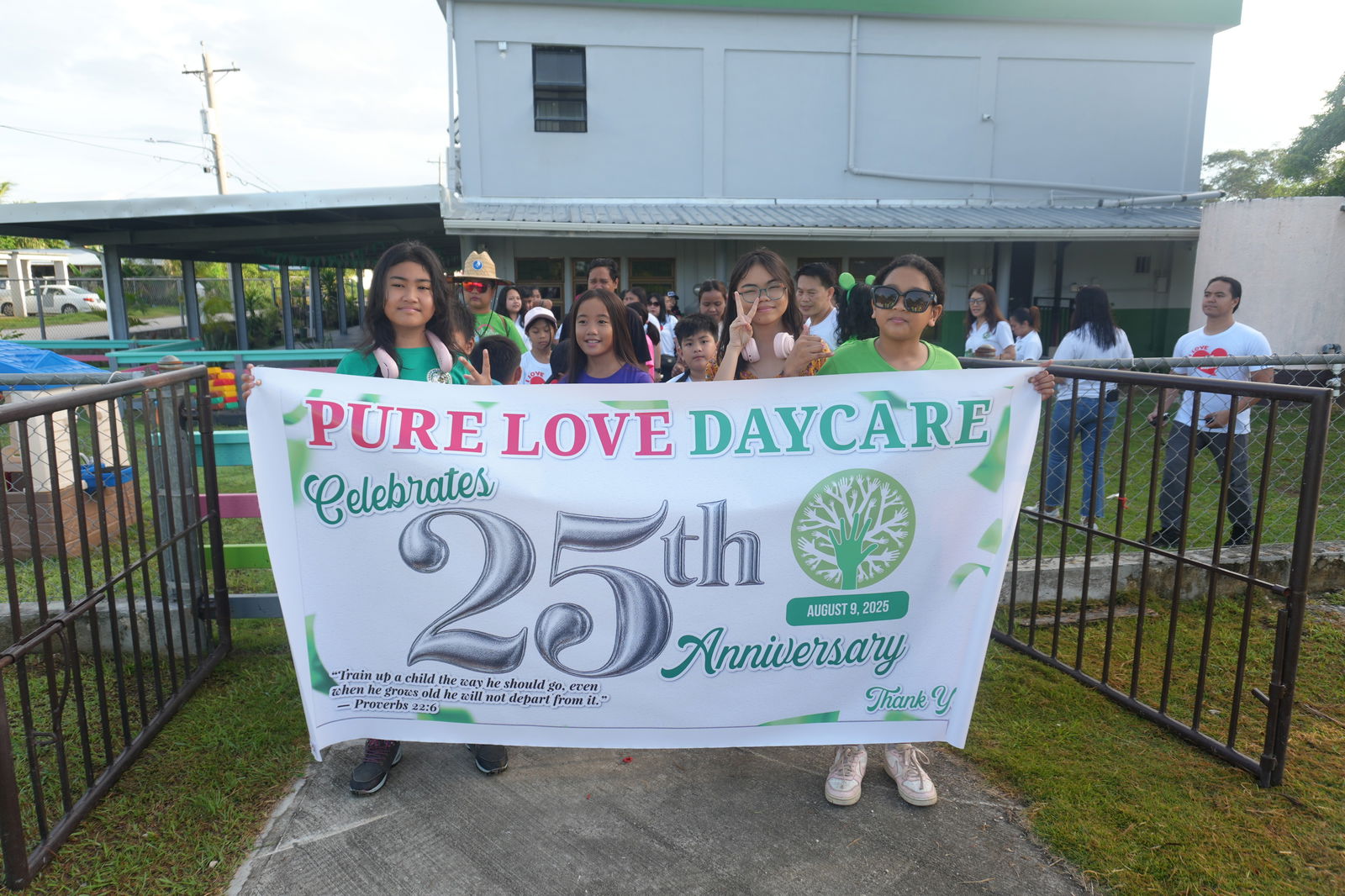 Pure Love Daycare’s 25th anniversary celebration on Aug. 9, 2025 kicked off with a lively neighborhood parade with families, students, staff, and special guests.Contributed photos