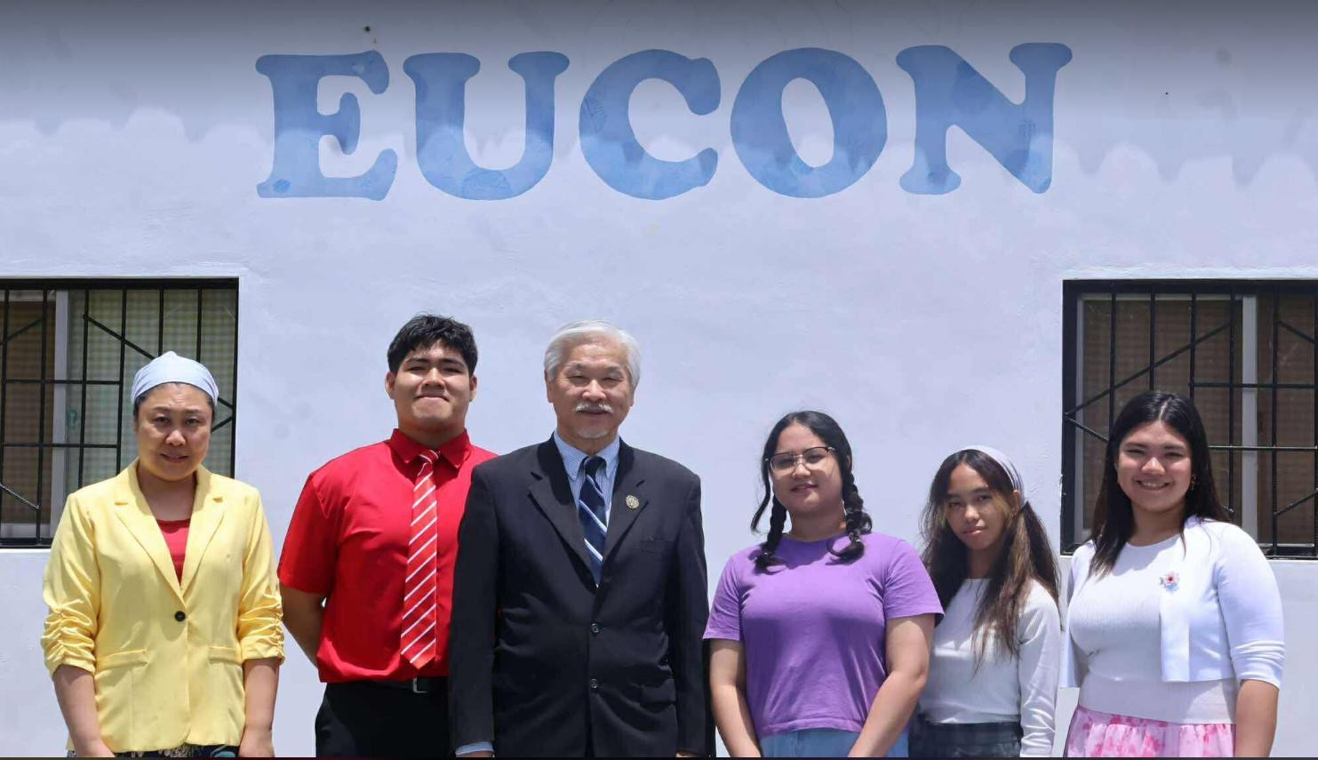 From left: Virginia Wu, Angelo Bautista, Dr. Christian Wei, Princess Lopez, Princess Dalapon and Julianna Rivera.EUCON photo