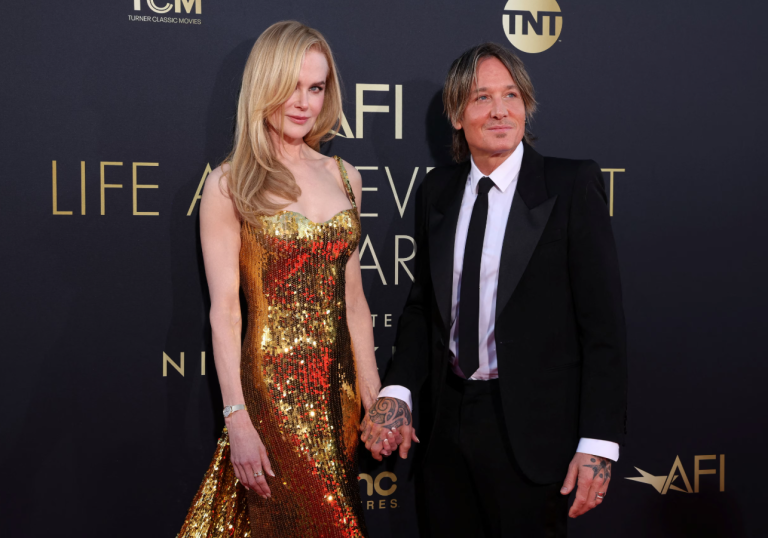 Nicole Kidman and Keith Urban attend the 49th AFI Life Achievement Award Tribute Gala in Los Angeles, California, April 27, 2024.