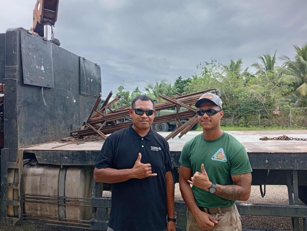 Building new FAD anchors to support offshore fisheries