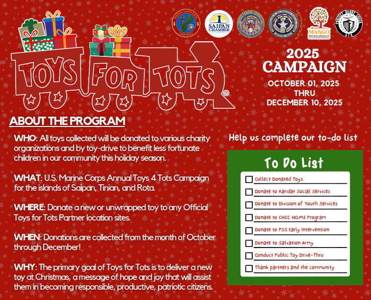 Only 2 weeks left to support 2025 Toys for Tots campaign