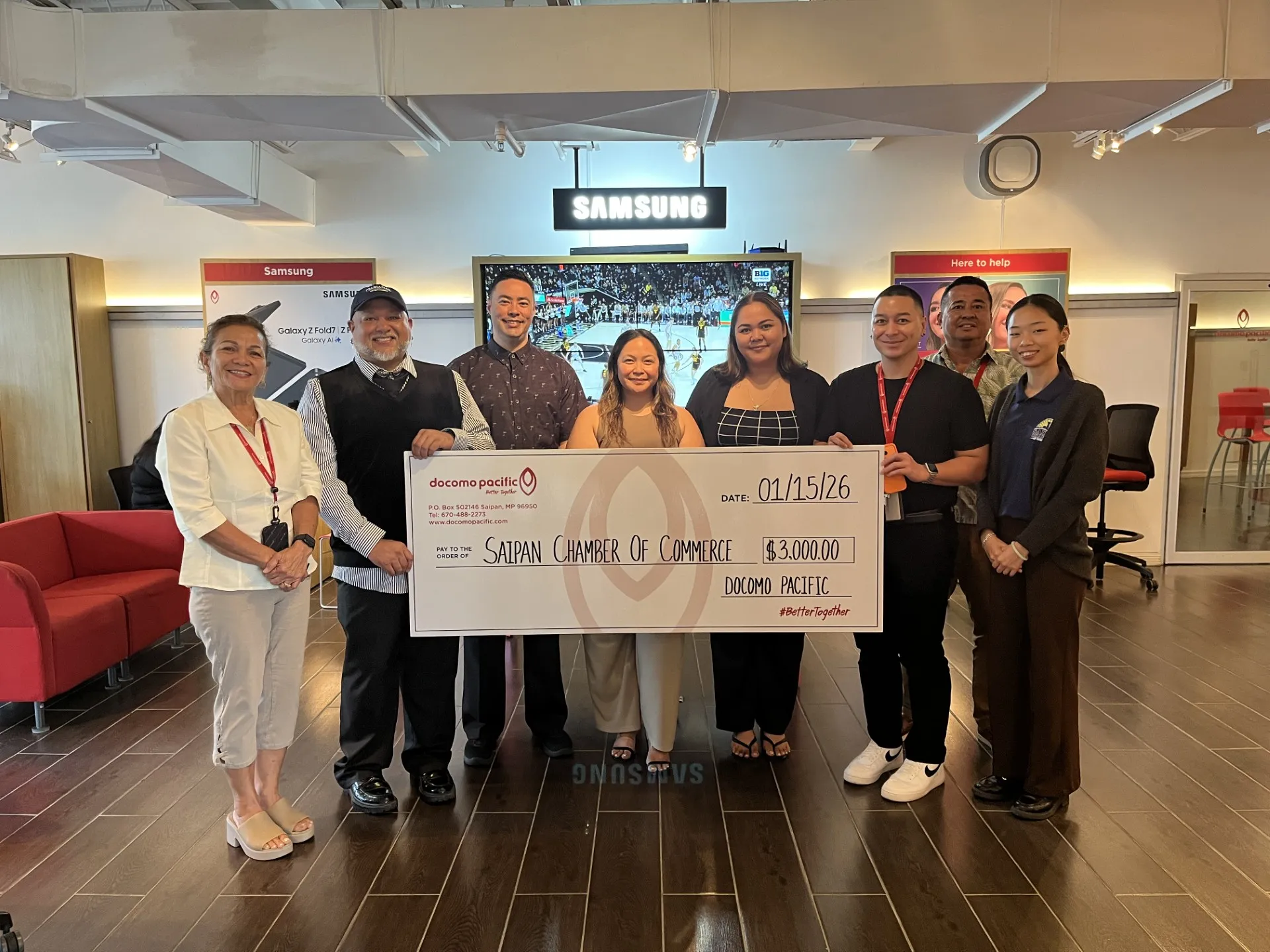 Docomo Pacific named Gold Sponsor for Saipan Chamber gala