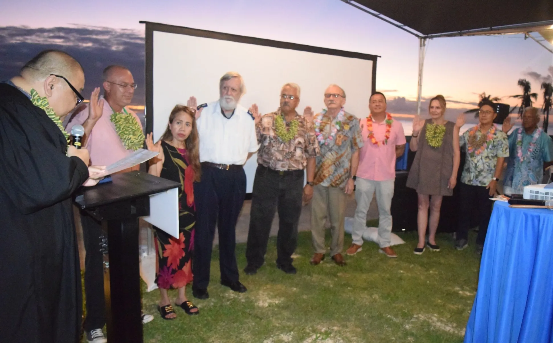 Past presidents return to Saipan Rotary Club leadership